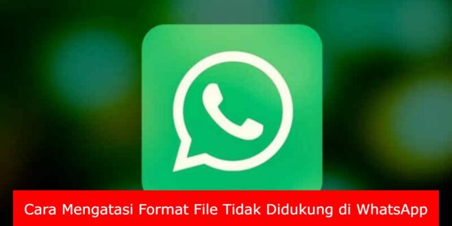 Cara Mengatasi Format File Tidak Didukung di WhatsApp